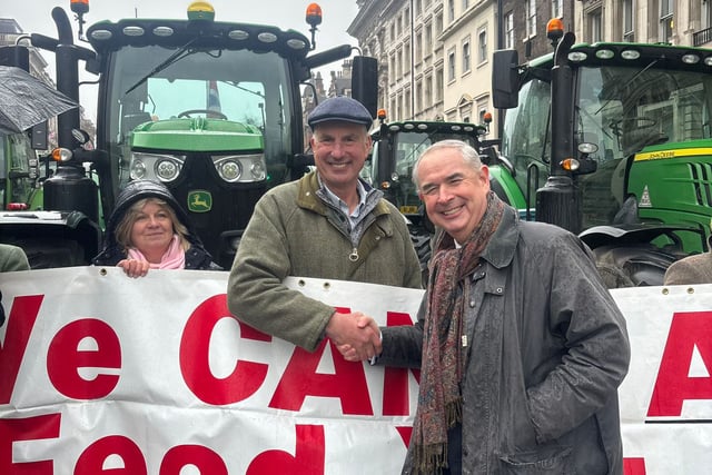 Thousands of tractors protest Westminster as MPs debate e-petition