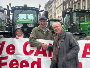 Thousands of tractors protest Westminster as MPs debate e-petition