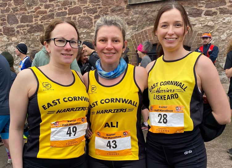 East Cornwall Harriers Exeter Half Marathon.