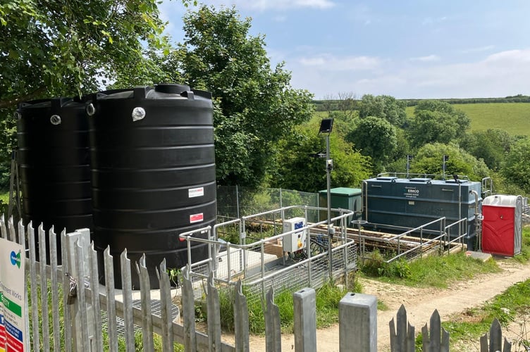 Two new storm overflow tanks at the Duloe site installed in 2024 have seen spills in the 10 months since installation reduce by 93 percent compared to 2023. (Picture: Phil Halworth)