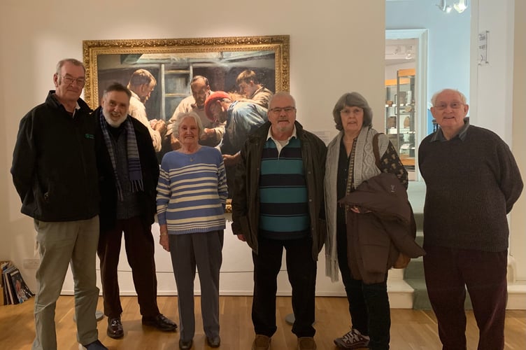 Members Of Court Pendennis Foresters Friendly Society Visits Penlee House.