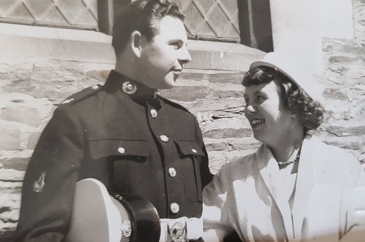 While serving at HMS Raleigh in the late 50s, George met his future wife Evelyn. They were married within three months and have now been together for 66 years