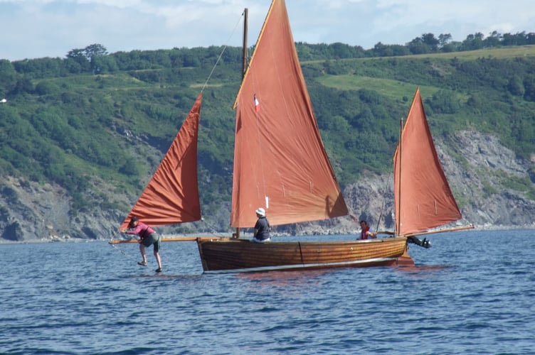 Hoping to swell numbers at July’s Looe Lugger Classics regatta will be a dozen or more of the East Devon Luggers from Beer. No longer fully-engaged in fishing – they were once employed in drift-netting, long-lining, crabbing and even smuggling! – these traditional clinker-built, chunky, beach boats now amuse themselves with weekend races