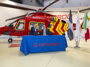 Second lifesaving helicopter handed over to Cornwall Air Ambulance