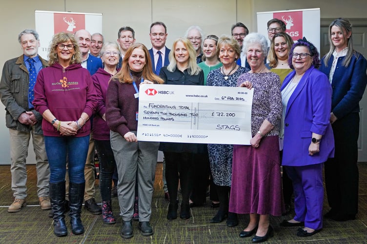 Stags exceeded its fundraising target, raising an amazing £72,200