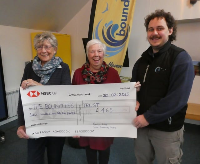 Charity benefits from funds raised by pantomime