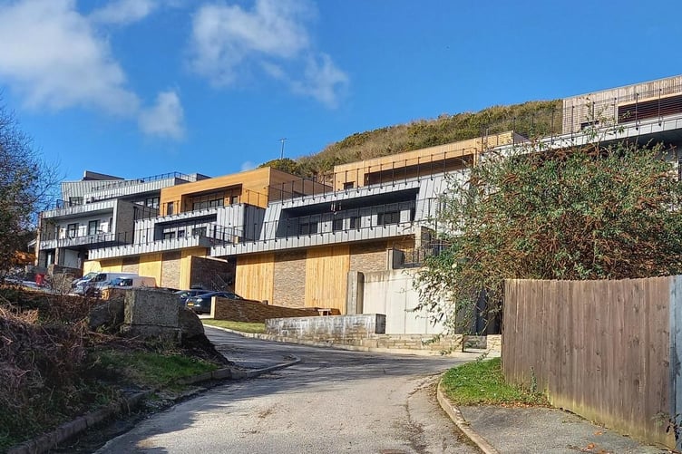 SOME of the new houses built so far at Keveral Gardens in Seaton