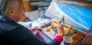 Callington woman shares her love for painting at 90 years old
