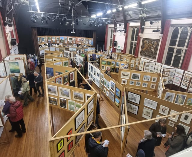 Art and craft exhibition helps to raise more than £11,000 for charity