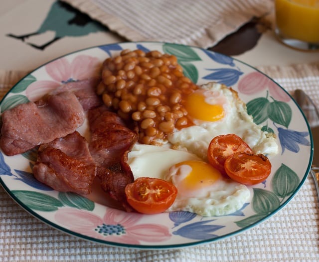 Tuck into hearty full English breakfast thanks to local young farmers
