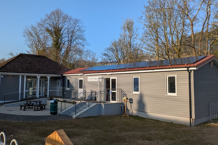 ST Neot's new Village Shop at the playing field