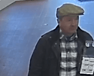 Image of man police want to speak to in relation to Saltash theft