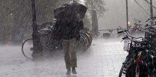 Expect heavy rain today and moderate rain tomorrow