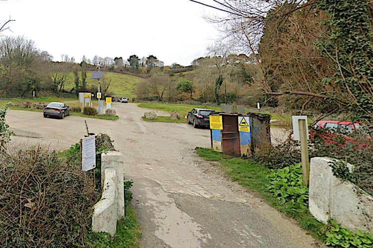 The car park at Porthpean, near St Austell. Picture: Google