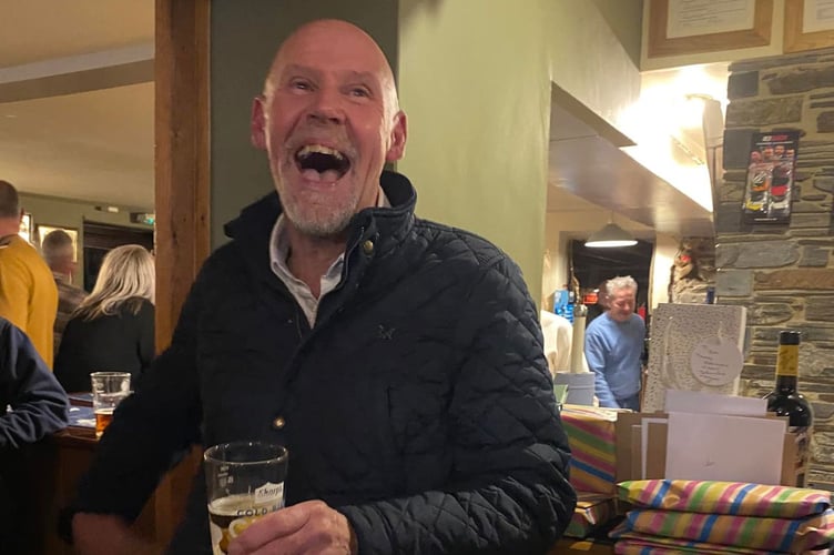 Hatt locals crowded into the local pub at the end of February to give retiring postie of 37 years, Jon Cook, a rousing send off. (Picture: Jeanette Taylor)