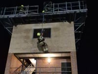 Firefighters put through their paces with specialist training