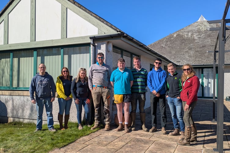 LISKEARD Young Farmers Club members at The Echo Centre