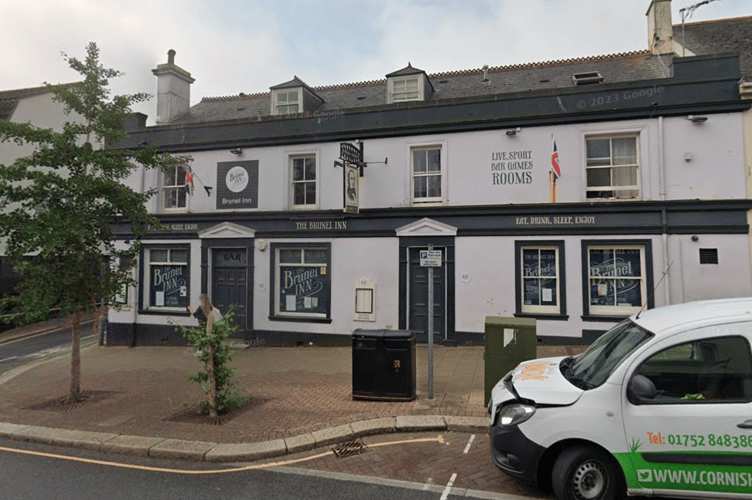 The assault occurred outside of The Brunel Inn on Saltash Fore Street