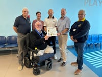 Certificate of appreciation from Ukraine presented to surgery