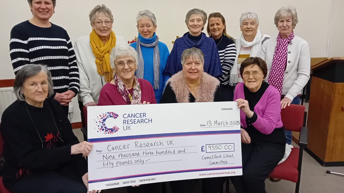 Nearly £10,000 raised by Camelford Cancer Research group | cornish ...