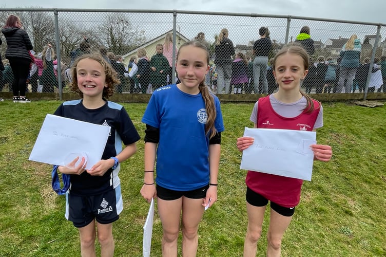 Lola Morgan from Brunel Primary was the first girl home, followed by India Davies (Dobwalls) and Bodieve Lawson (St Joseph’s)