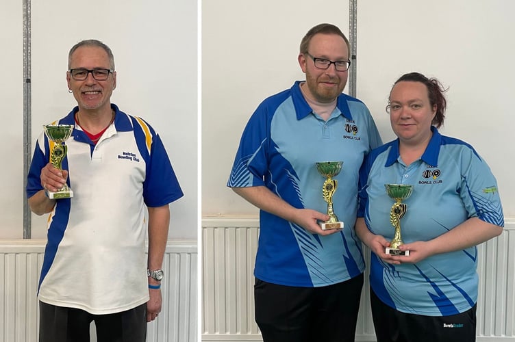 Paul Symons, Chris Page and Charlotte Rawlings