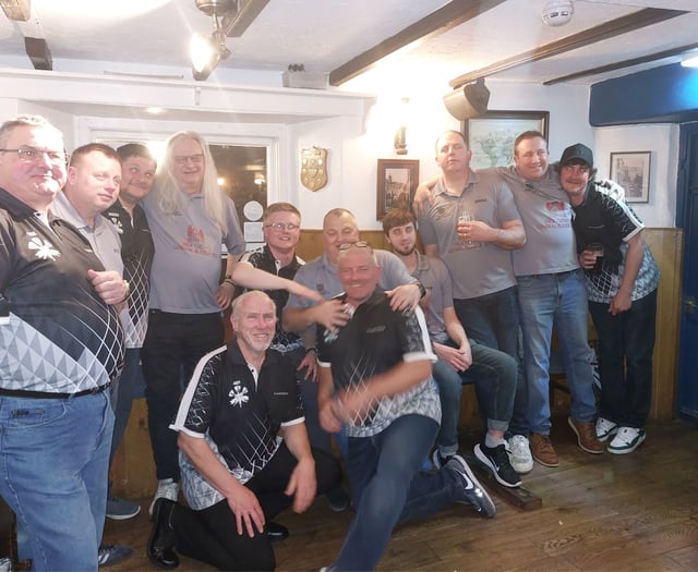 Wanderers win Polperro and District Darts League title