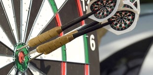 Fast darts players on target for charity