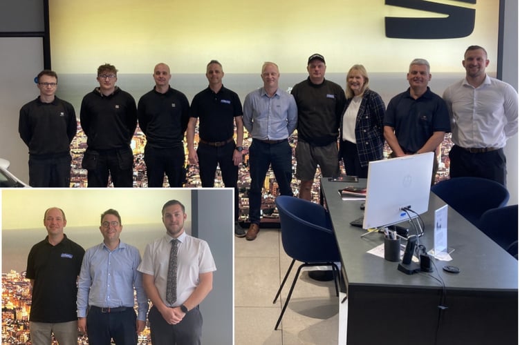 The team at Dales SEAT in Summercourt. 