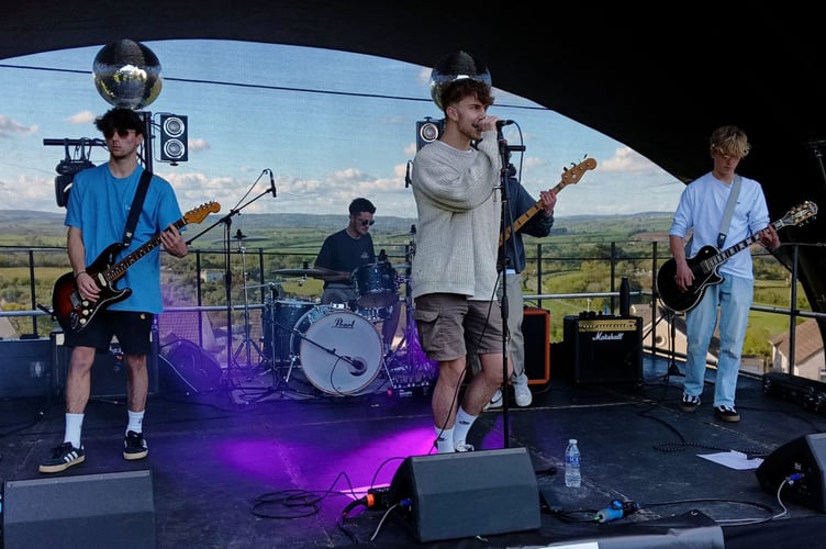 Performers at the Saltash May Fair take to the stage in Longstone Park. Picture: Mike Pinches Media