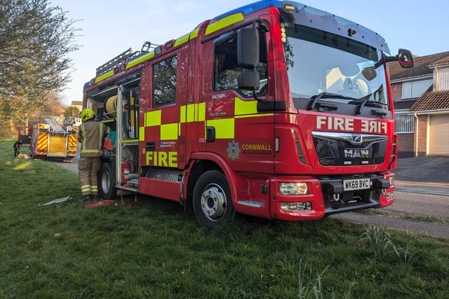 Fire crews help to release driver trapped in car following crash