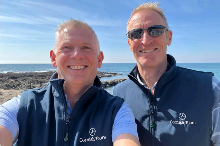 Peter and Mark from Cornish Tours (Picture: Liskeard and Looe Radio)