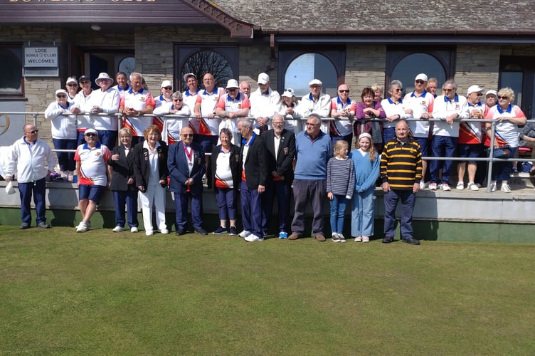 Looe Bowling Club opening day.