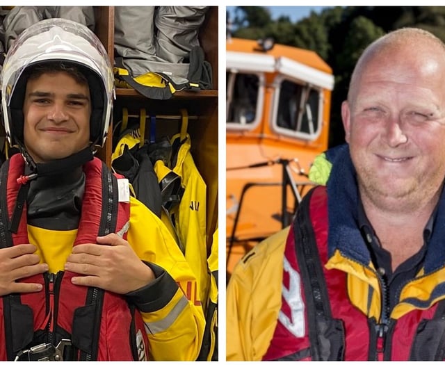 Hard work pays off for RNLI crew members 