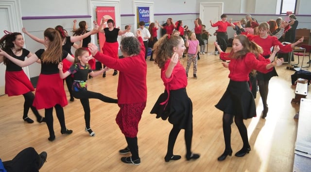 A Manx dancing session at this year's awards
