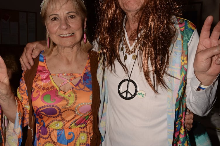 Carol and Tom who were awarded the prize for best fancy dress