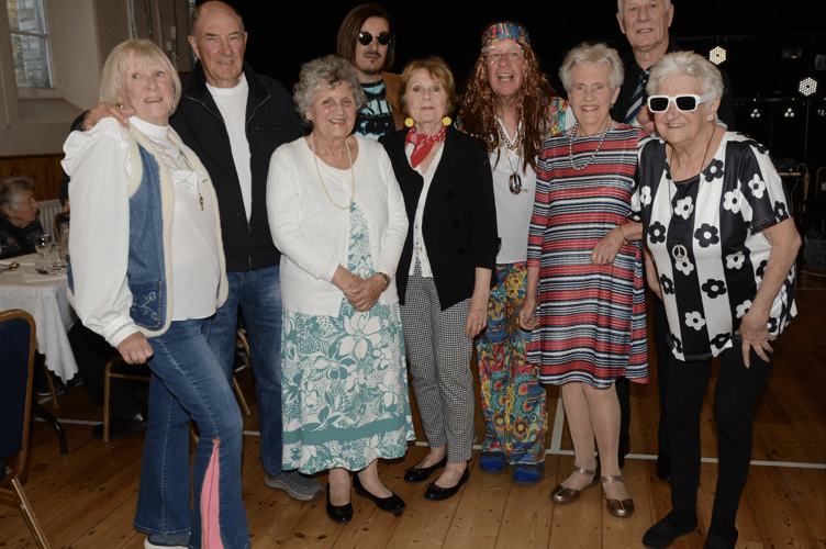 A decent crowd turned up for the special party night at Maker in Rame Parish Hall