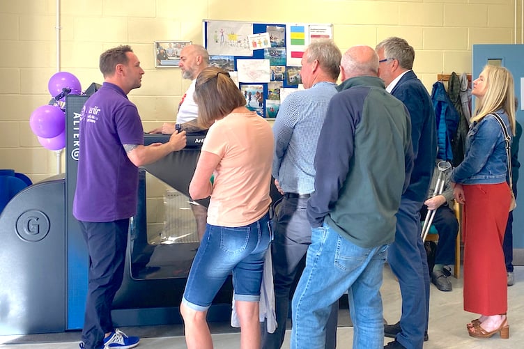 Supporters of the appeal were invited to see the new equipment.