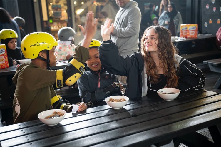 Cornish Olympian Lola Tambling was helping host the ‘Ultimate Bix Bowl’ Skate Camp held at the iconic BaySixty6 Skatepark in Notting Hill