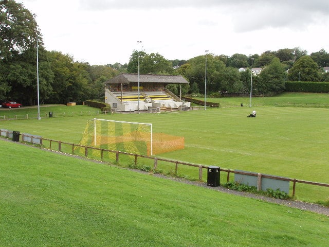 Priory Park, home to Bodmin Town Football Club