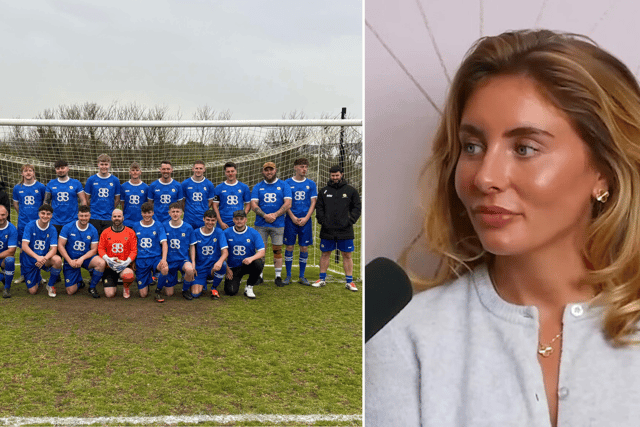 Controversial adult star 'Bonnie Blue' sponsors local football team