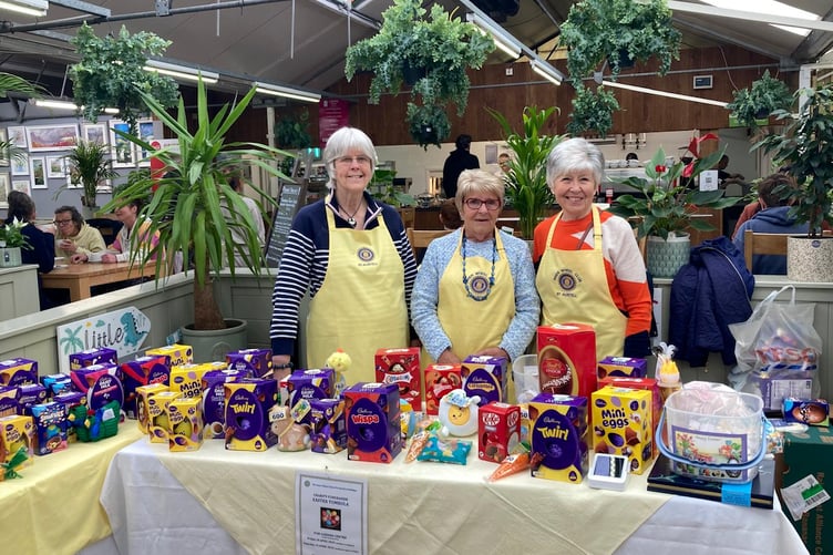 St Austell Inner Wheel has thanked all those who supported the tombola at Par Garden Centre.