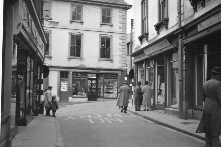 Great Place, Bay Tree Hill, when it was the offices of the Cornish Times.