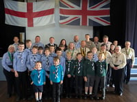 Town celebrates 100 years of scouting with special service