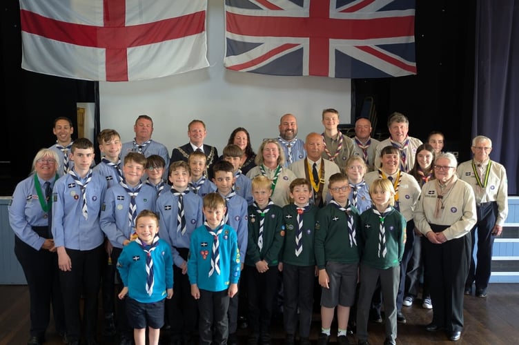 Torpoint's St James' Church was the venue to celebrate 100 years of scouting within the town