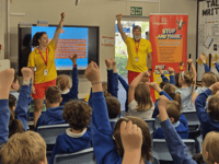 Children educated from 'Meet the Lifeguards' programme