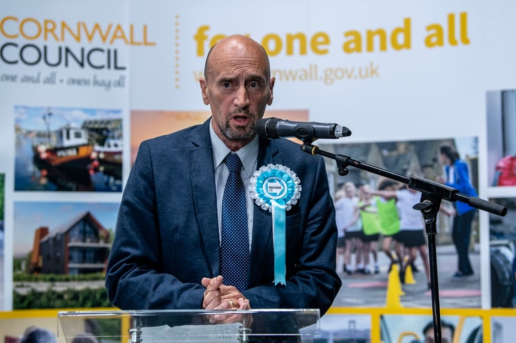 Jim Gale of Reform UK is the newly-elected councillor for the Lynher Division. Picture: Paul Williams