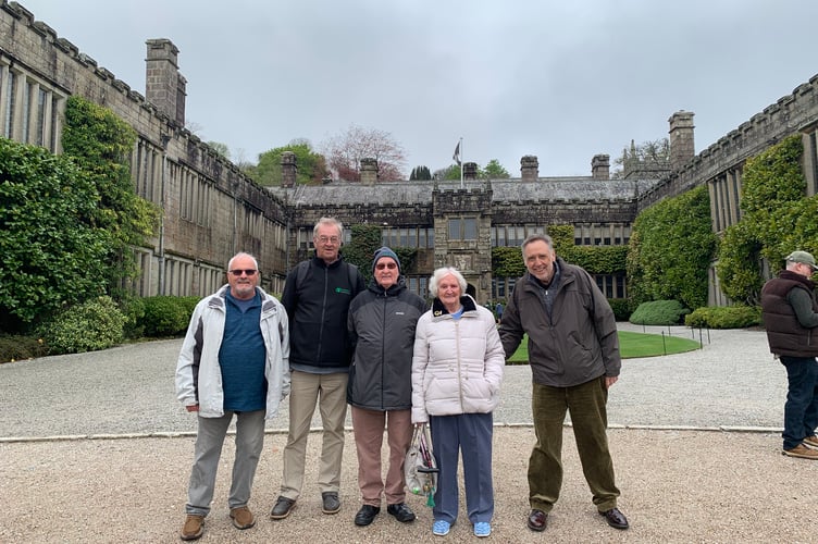 Members of Court Goodwill Foresters Friendly Society visited Lanhydrock House near Bodmin