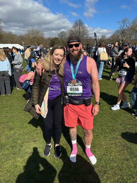 Leanne and Mark Roberts will be taking on the emotional and physical challenge to raise funds and awareness for Luna’s Fund at the Bristol 10k this Sunday
