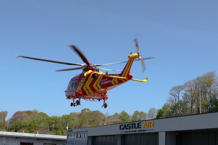 Cornwall Air Ambulance has signed a new agreement with Castle Air Ltd to continue providing vital support for the charity’s helicopter operations